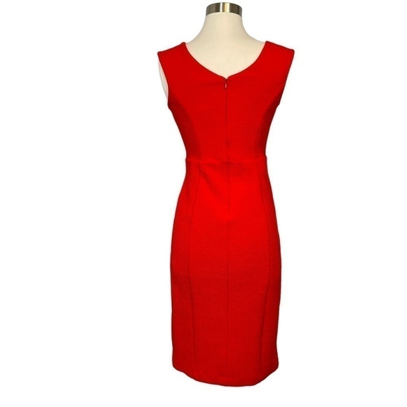 Anthropologie Maeve Sleeveless Coral Dress Gold Buttons Size XS NWT - Picture 6 of 12